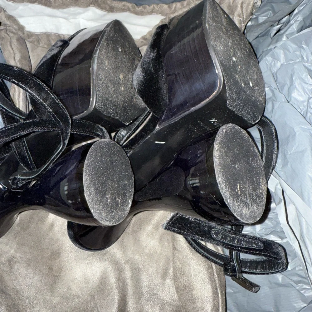 Tom Ford Disco Black Platform Heels - Picture 5 of 7